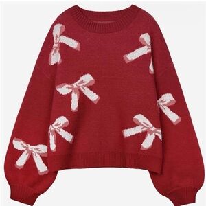 🎀 Maraschino🍒Bow sweater 🎀